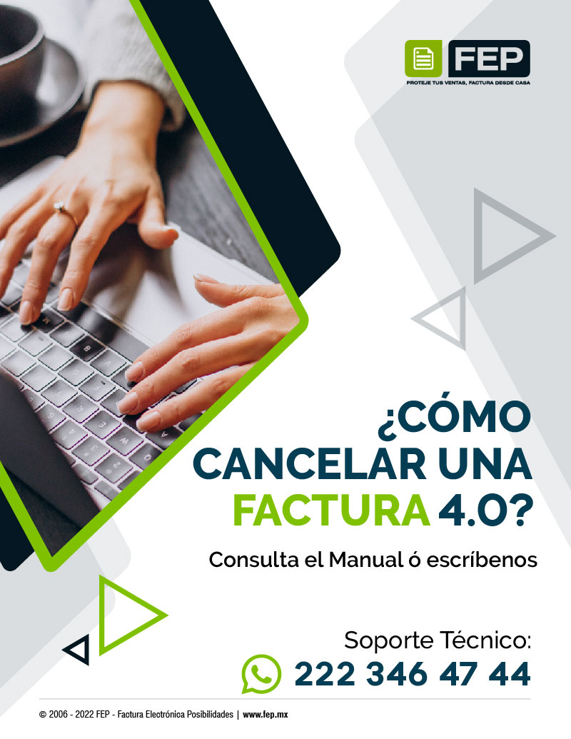 ¿Cómo cancelar una Factura timbrada en versión 4.0?