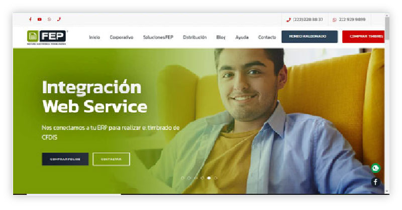 Acceder al Link fep.mx y registrarnos con nuestra cuenta