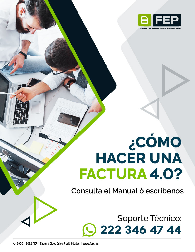 Manual de crear una Factura 4.0